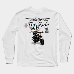 Biker cat Long Sleeve T-Shirt